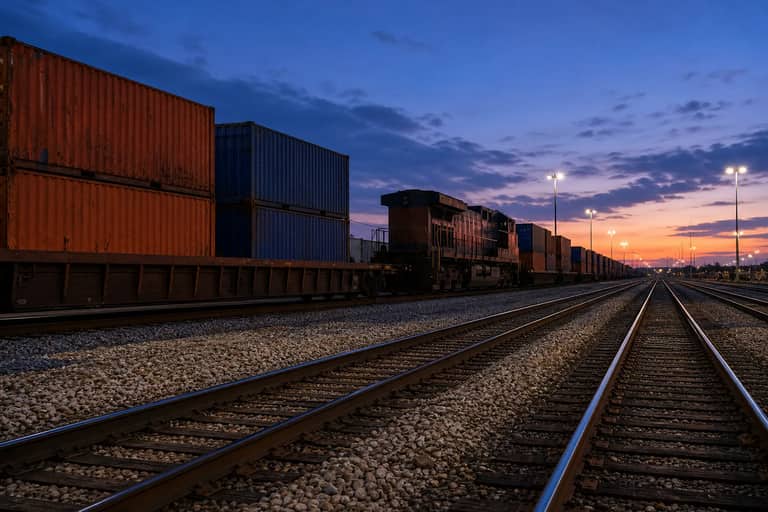 Freight Is Switching Back to Rail as Truck Costs Climb